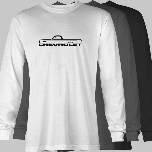 64-67 Chevrolet El Camino Long Sleeve T-Shirt - ss chevelle nova impala camaro - Picture 1 of 5